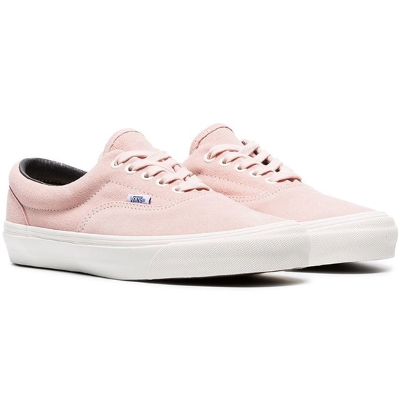 Vans Shoes - Light Pink, suede, skateboard sneakers by Vans